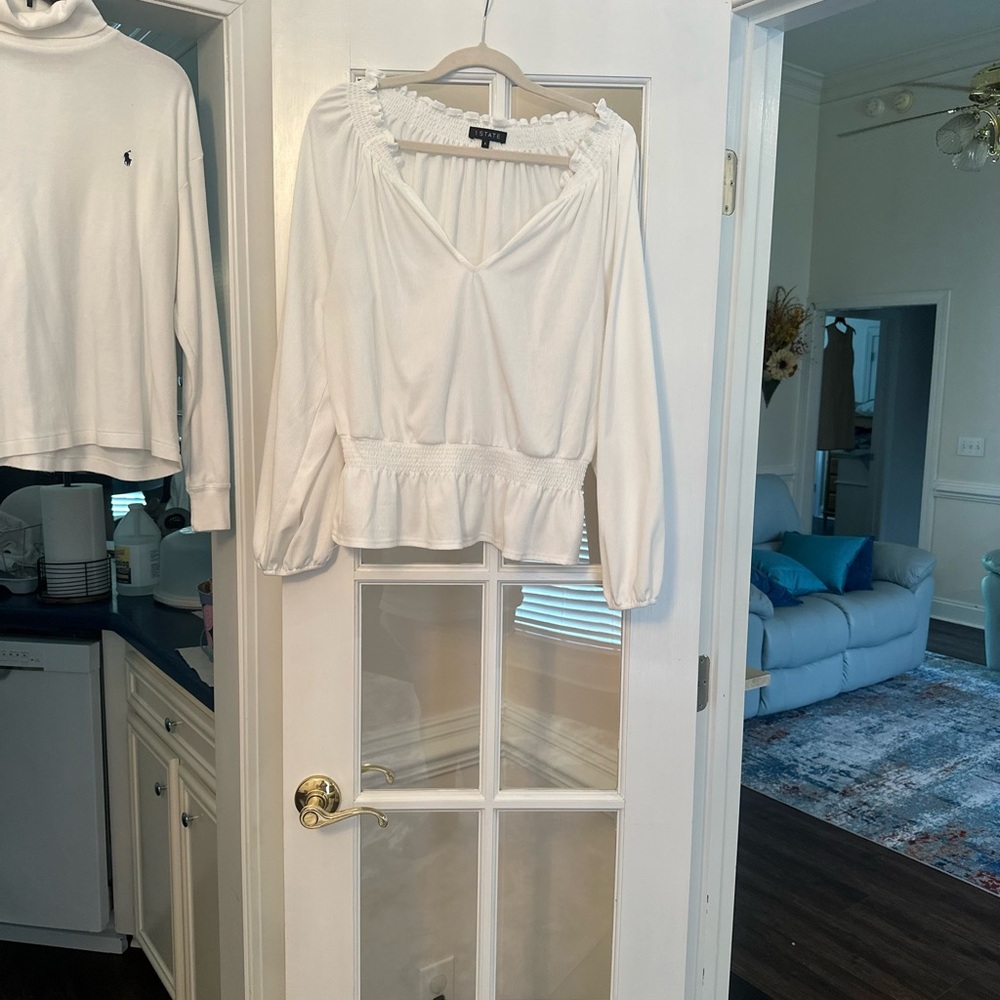 Elegant White Women's Top